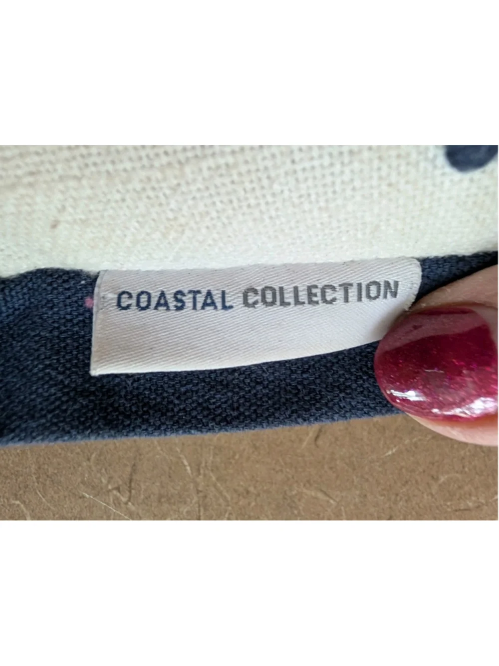 Coastal Collection Blue Coral 14x10 Oblong Pillow Coastal
